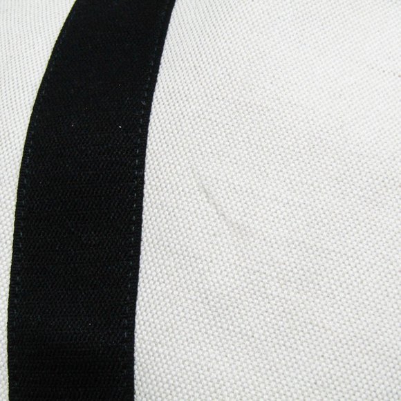 BALENCIAGA Canvas & Leather Handbag Navy Cabas M 339936 Black/Off-white - Picture 7 of 12